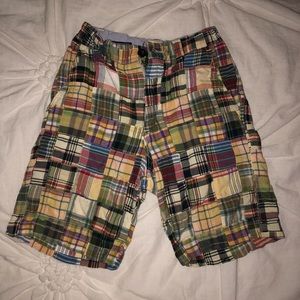 Crewcuts boys plaid shorts